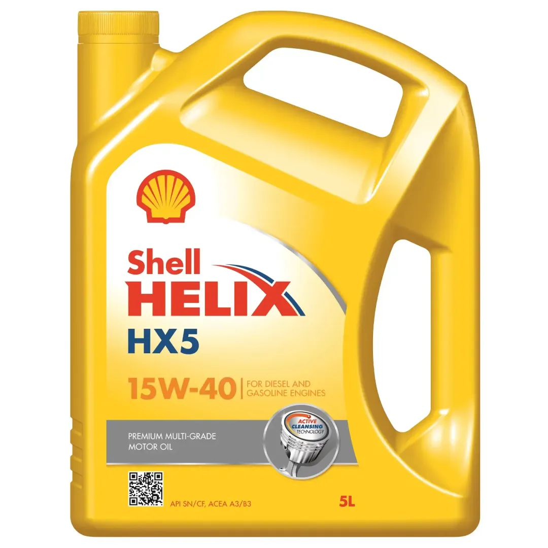 5Ltr Shell Helix 15W-40 Hx5 Mineral | 550046286 | Euro Car Parts - Image 1