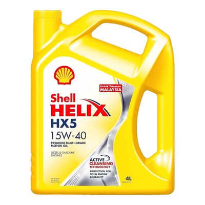 5Ltr Shell Helix 15W-40 Hx5 Mineral | 550046286 | Euro Car Parts - Thumbnail 2