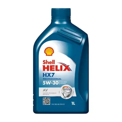 1Ltr Shell Helix 5W-30 Hx7 Professional Av Semi Syn | 550046311 | Euro Car Parts