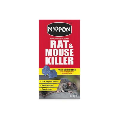 Vitax 5NRWB300 Nippon Rodenticide Wax Blocks 300G