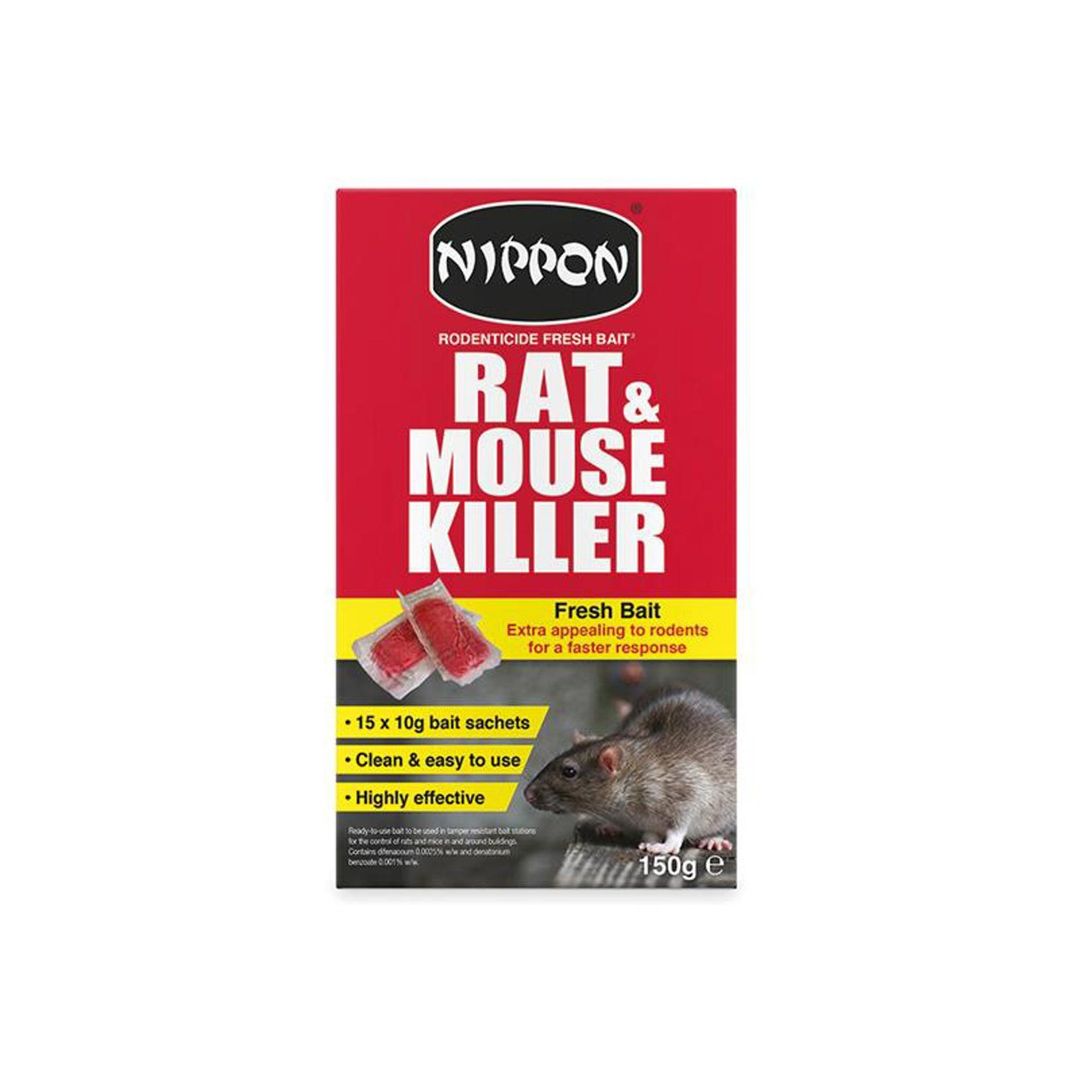 Vitax 5NRFB150 Nippon Rodenticide Fresh Bait 15 X 10G - Image 1