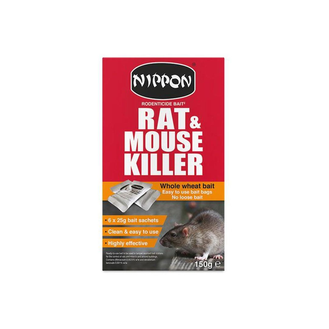 Vitax 5NRWW150 Nippon Rodenticide Wheat Bait 6 X 25G - Image 1
