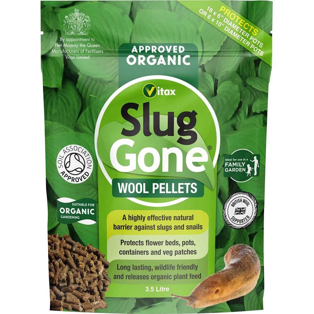 Vitax 5SLG35 Slug Gone Wool Pellets 3.5 Litre - Image 1