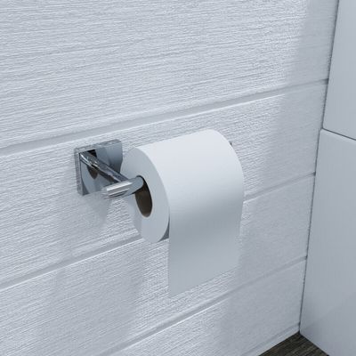 Croydex Chester Toilet Roll Holder Chrome QM441141