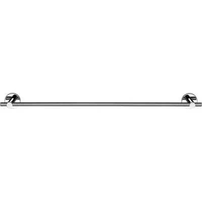 Romsey Single Towel Rail Flexi-Fix Chrome Croydex - Thumbnail 2