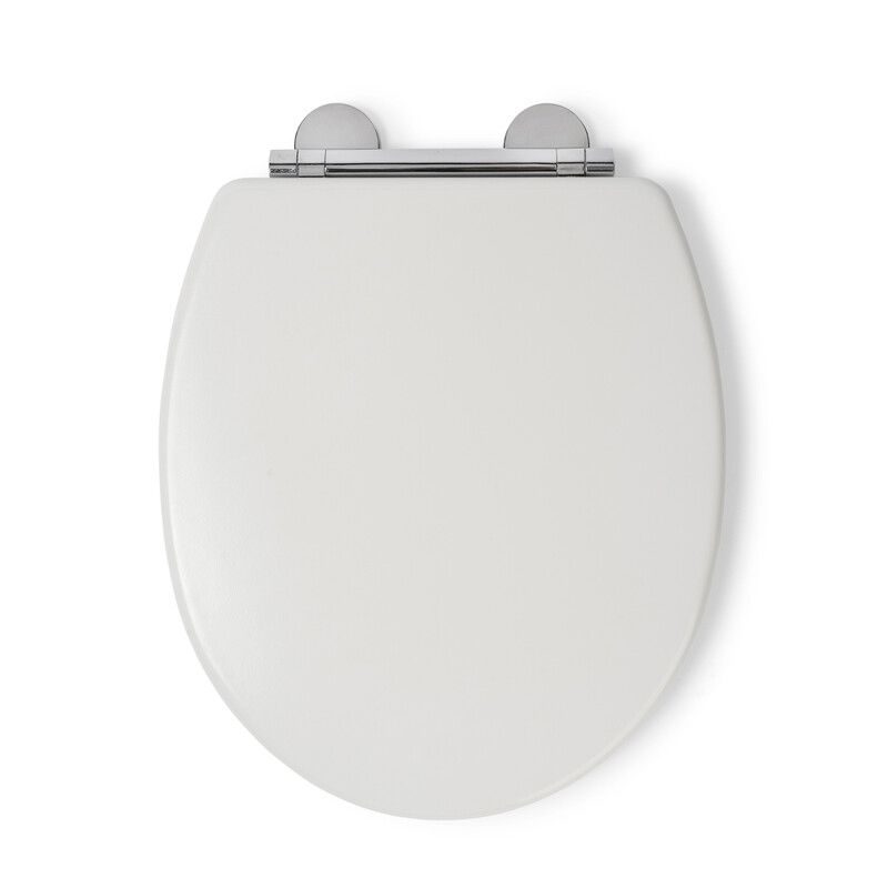Croydex Lugano Toilet Seat Flexi Fix Soft Close White - Image 1
