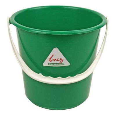 ValueX Plastic Bucket 10 Litre With Handle Green - 0907086OP