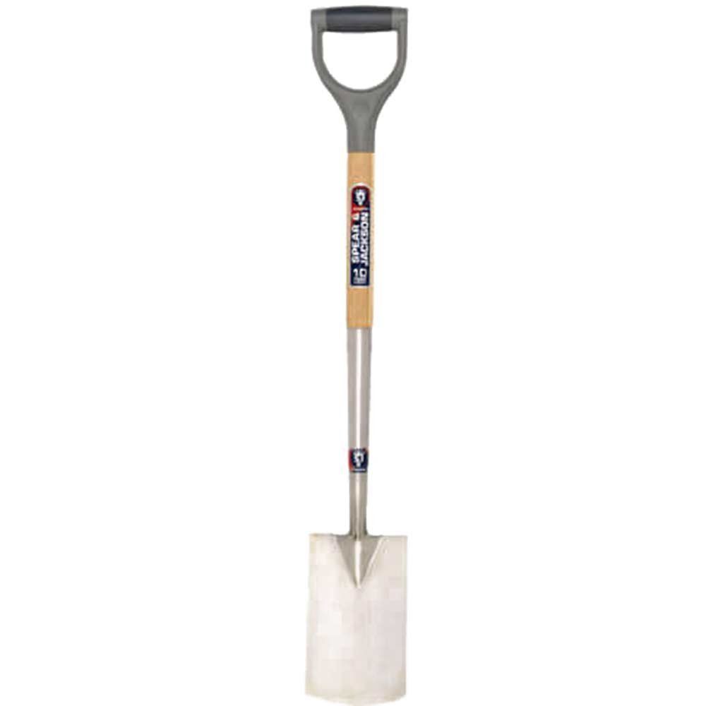 Spear and Jackson Neverbend Stainless Steel Border Spade - Image 1