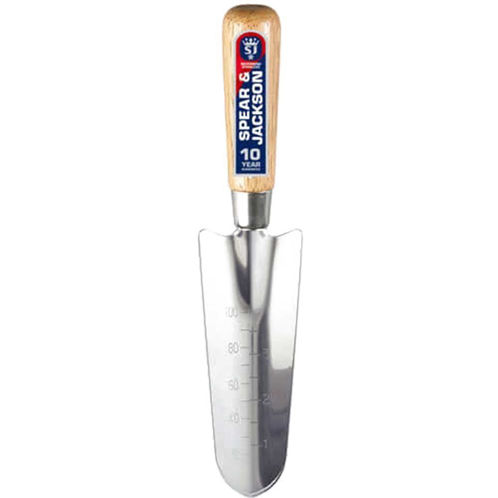Spear and Jackson Neverbend Stainless Steel Hand Transplanting Trowel - Image 1