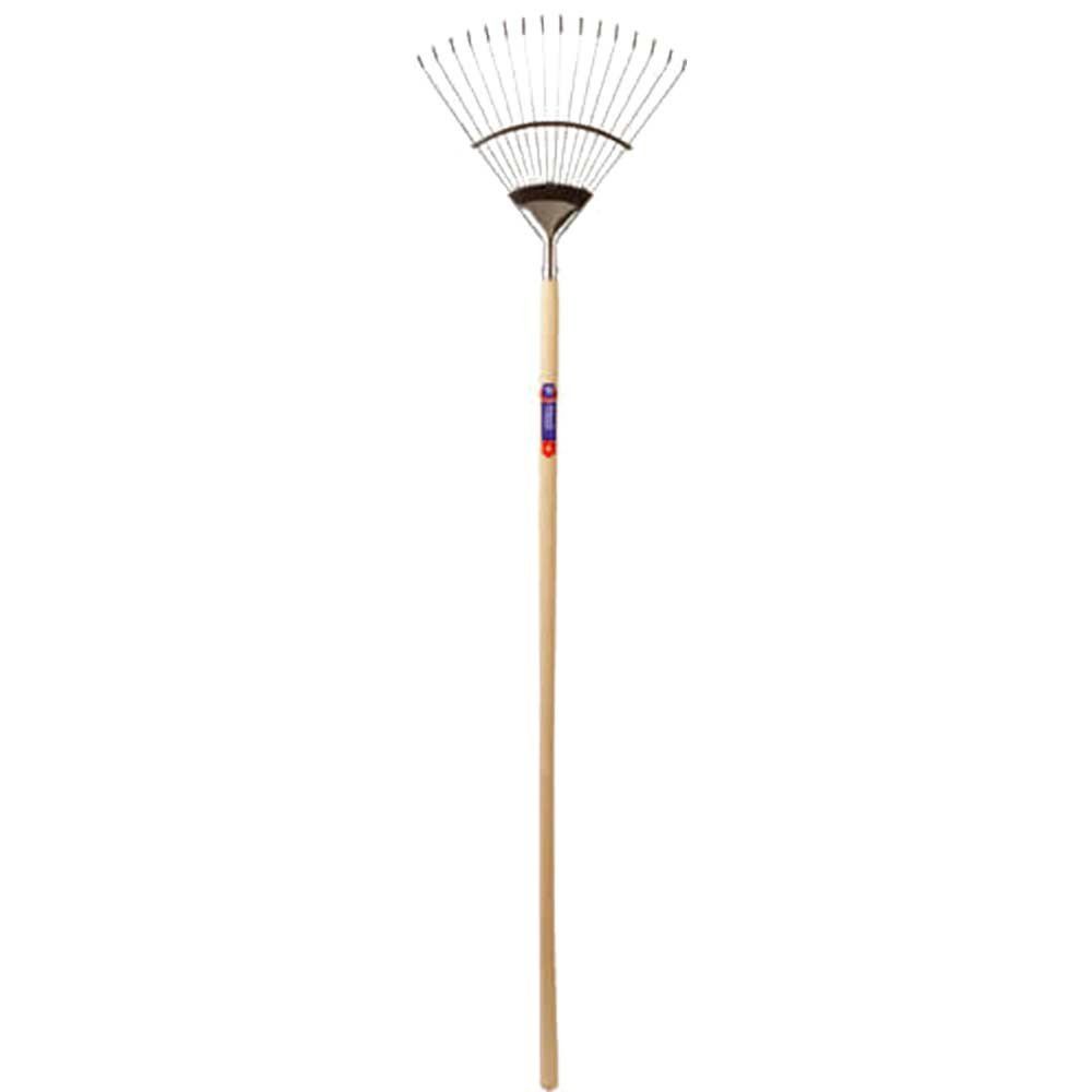 Spear and Jackson Neverbend Stainless Steel Flexo Lawn Rake - Image 1