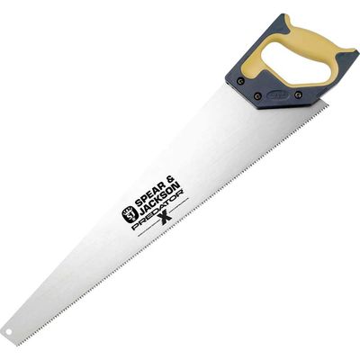 Spear and Jackson Predator X Hardpoint Wood Hand Saw 22" / 550mm 8tpi