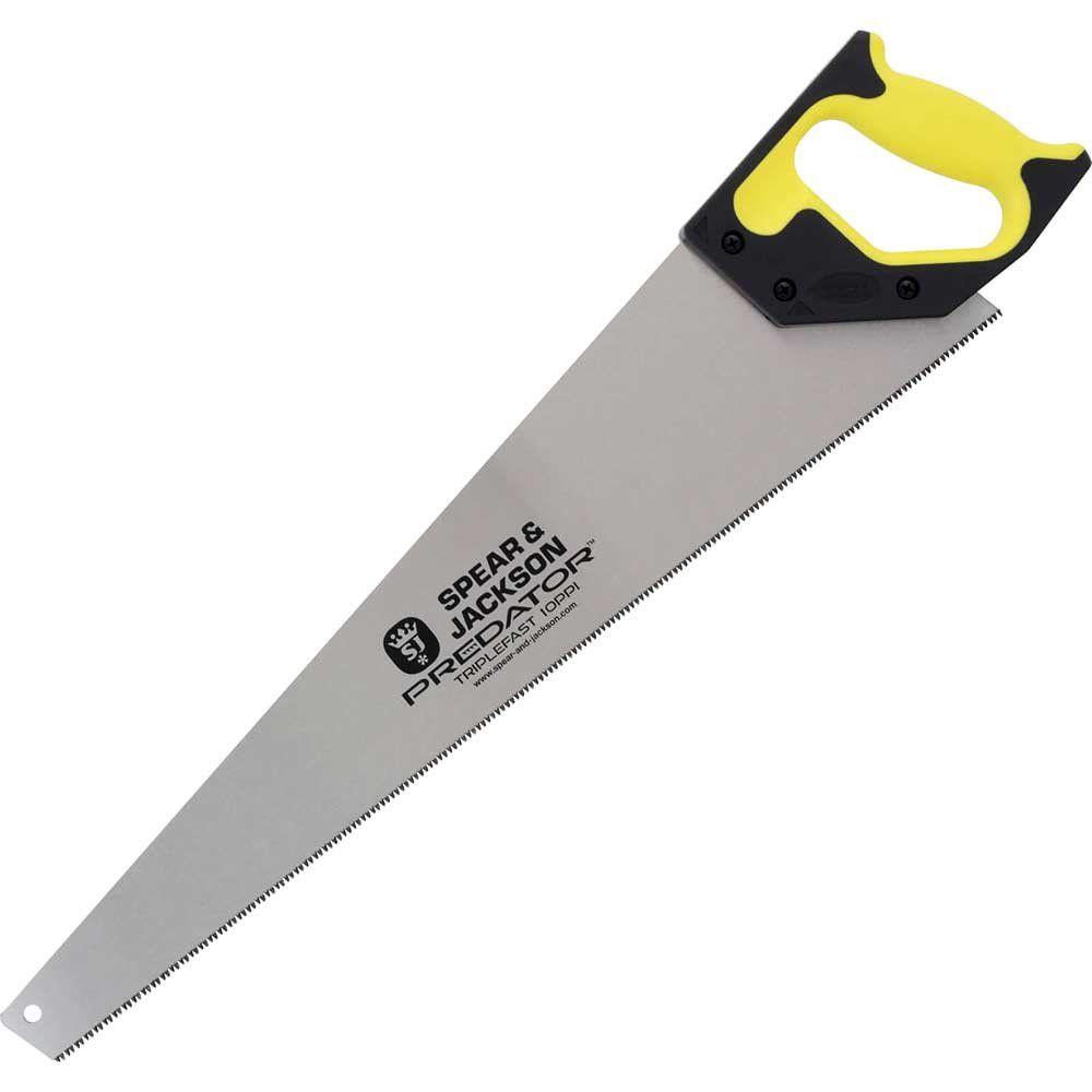 Spear and Jackson Predator Hardpoint Triplefast Wood Hand Saw 22" / 550mm 10tpi - Image 1