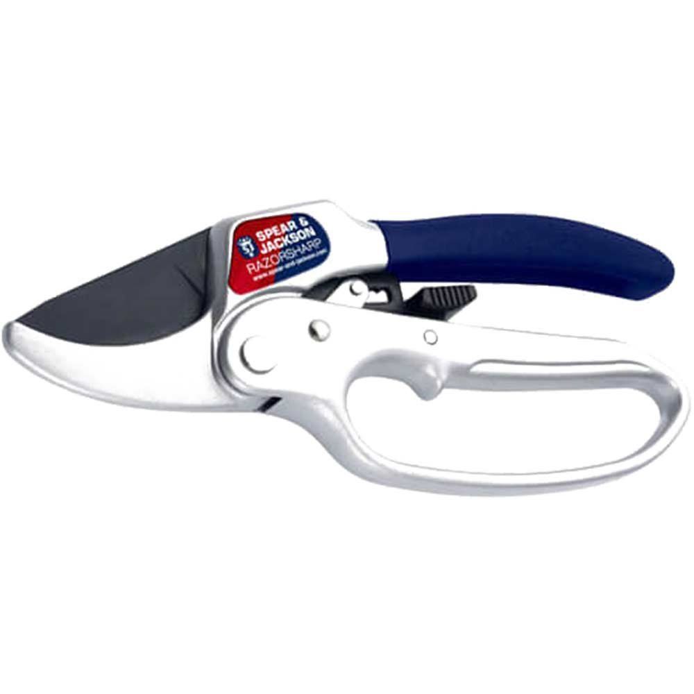 Spear and Jackson Razorsharp Advance Ratchet Action Anvil Secateurs - Image 1