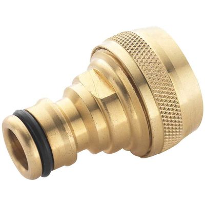 Spear and Jackson Brass Male Hose Connector 1/2" / 12.5mm Pack of 1