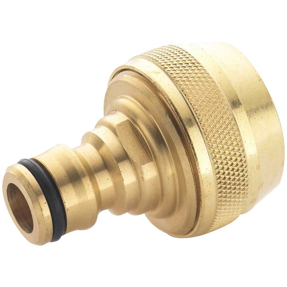 Spear and Jackson Brass Male Hose Connector 3/4" / 19mm Pack of 1 - Image 1