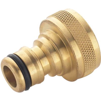 Spear and Jackson Brass Threaded Female Tap Connector 3/4" / 19mm Pack of 1