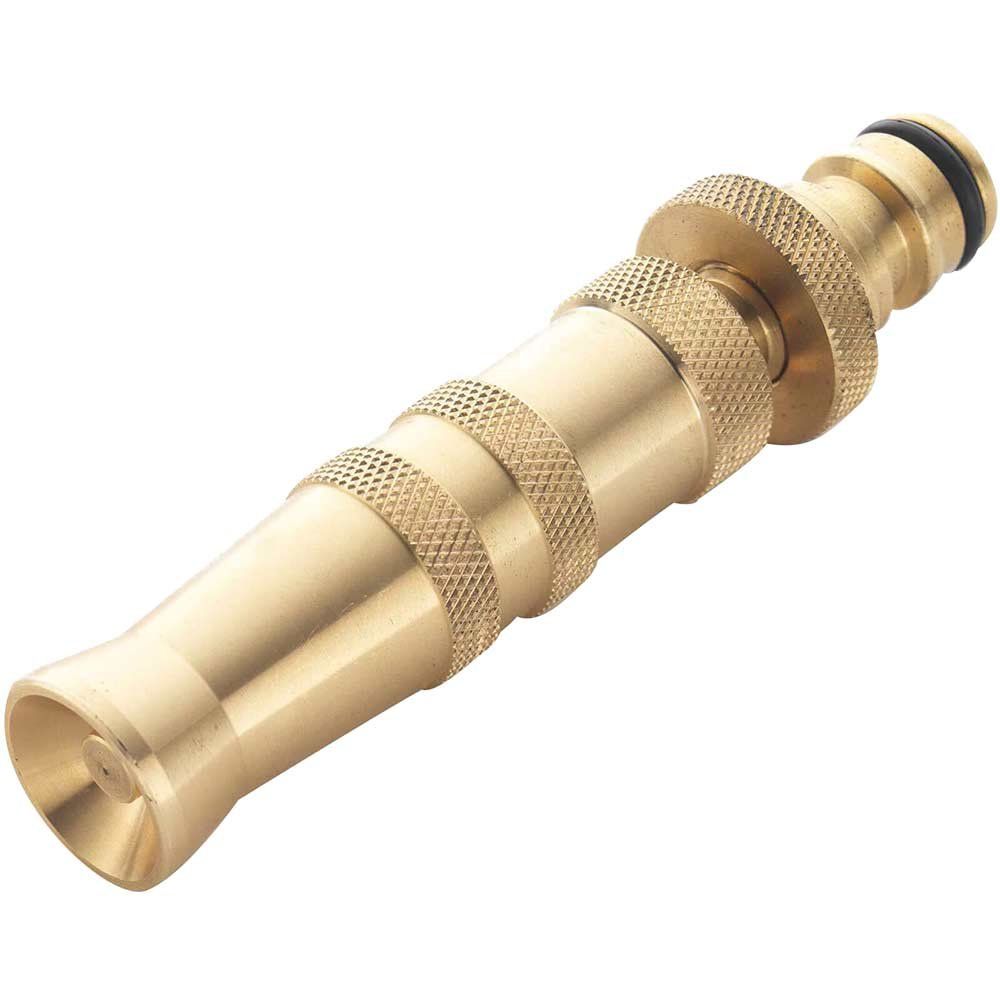 Spear and Jackson Brass Hose Pipe Spray Nozzle - Image 1