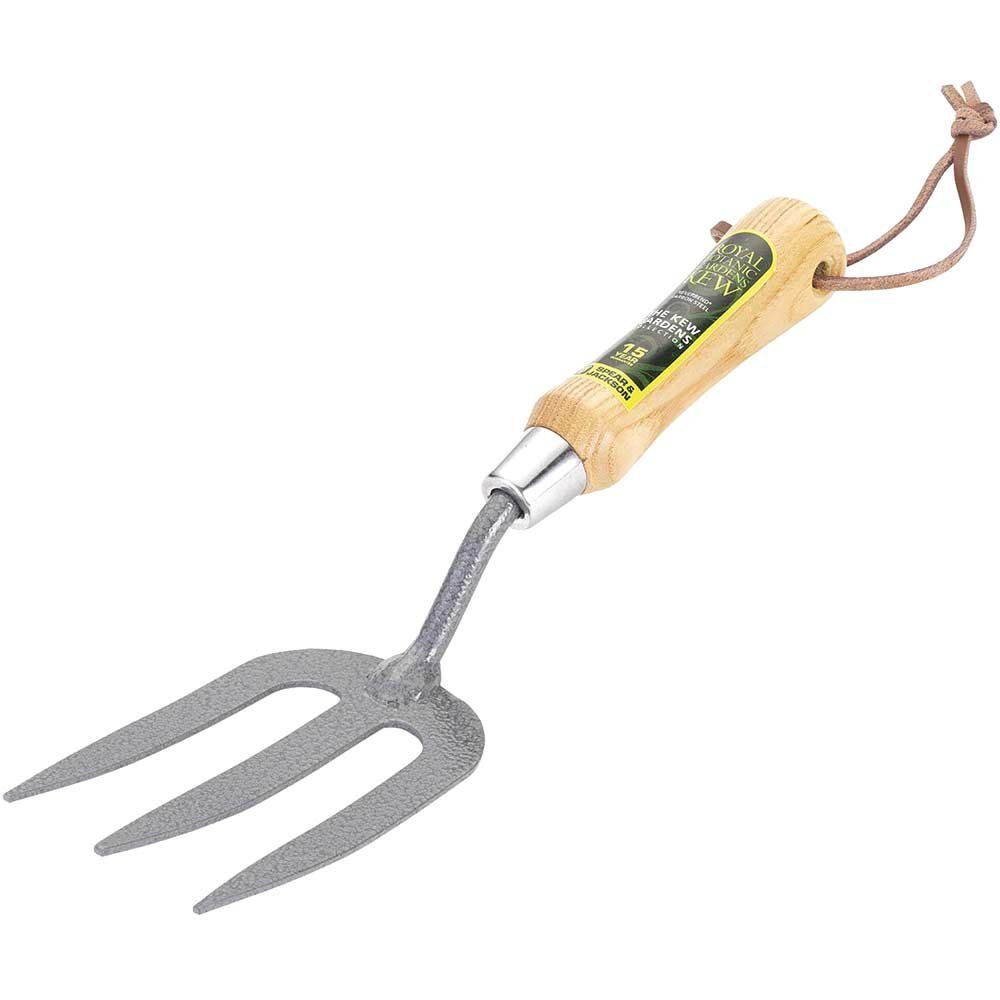 Kew Gardens Carbon Steel Hand Weed Fork - Image 1
