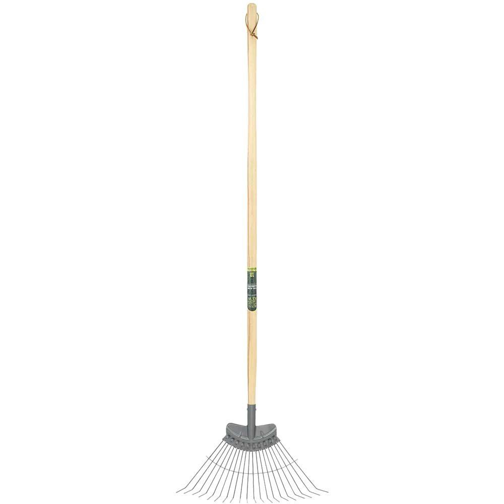 Kew Gardens Carbon Steel Heavy Duty Lawn Rake 1.3m - Image 1