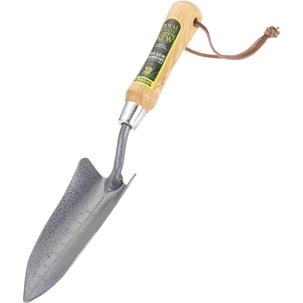 Kew Gardens Carbon Steel Transplanting Trowel - Image 1