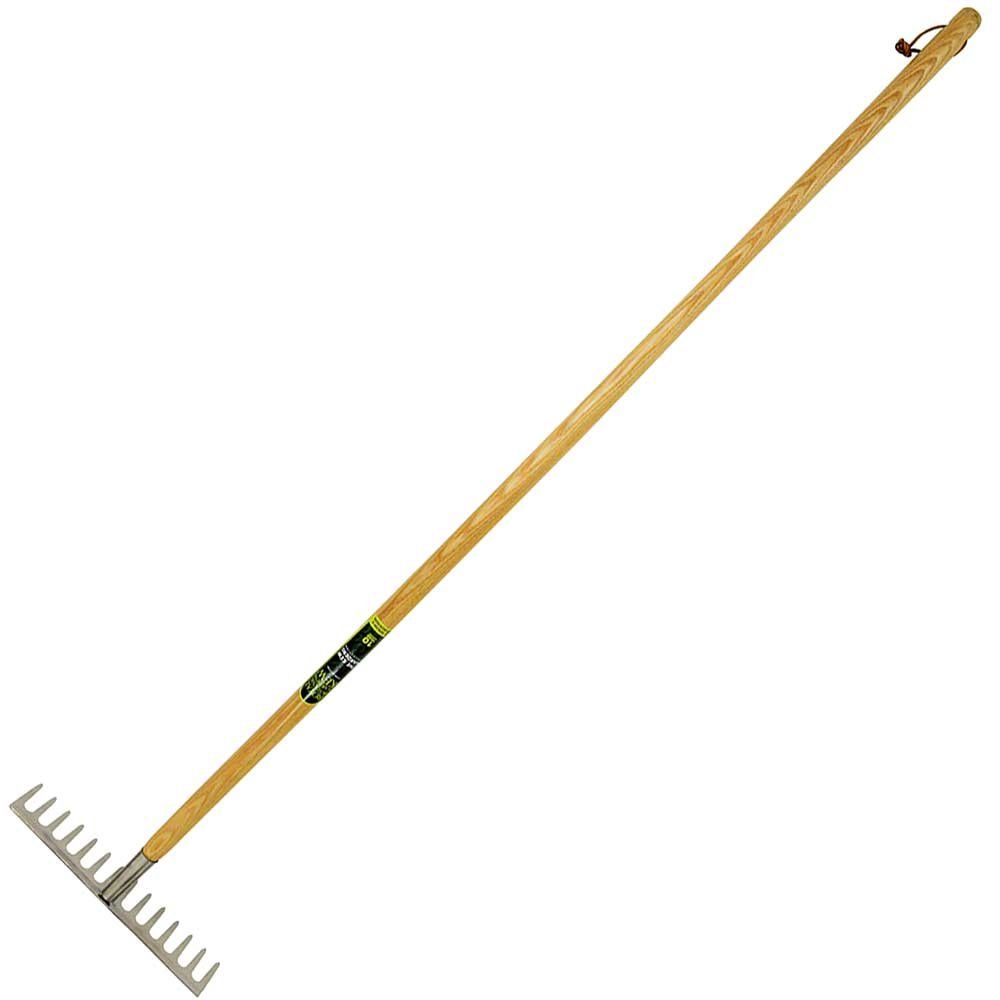 Kew Gardens Stainless Steel Soil Rake 1.5m - Image 1