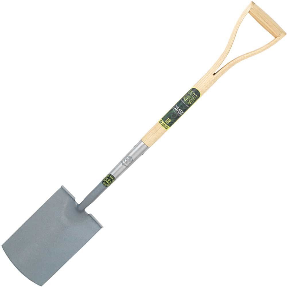 Kew Gardens Treaded Carbon Steel Digging Spade - Image 1