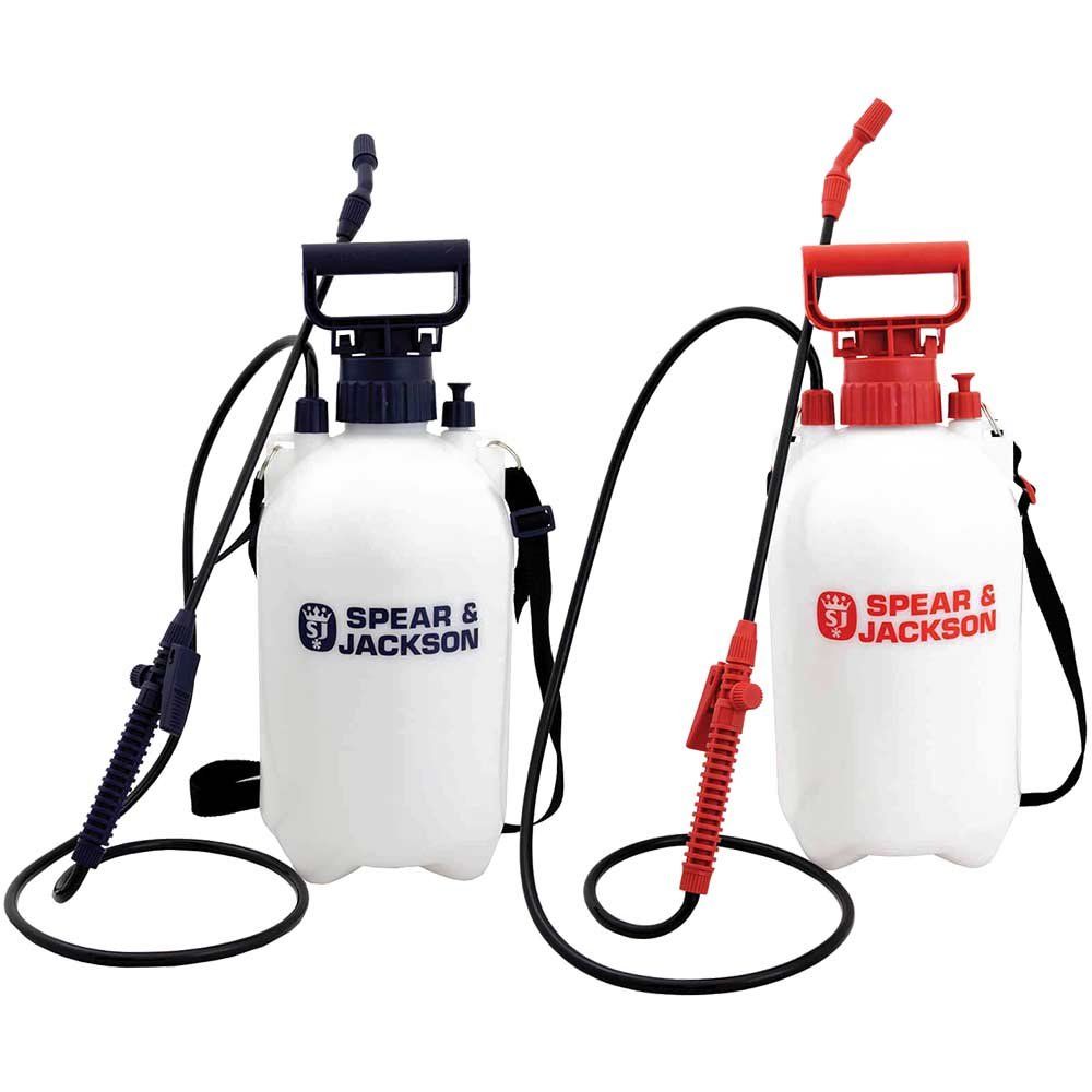 Spear and Jackson 2 Piece Pressure Sprayer Twin Pack Set 5l - Image 1