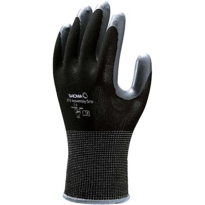Kew Gardens Multi Purpose Nitrile Coated Gardening Gloves Black M