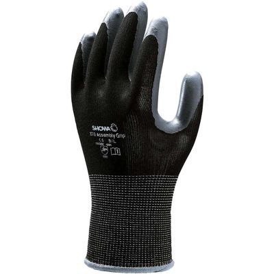 Kew Gardens Multi Purpose Nitrile Coated Gardening Gloves Black L