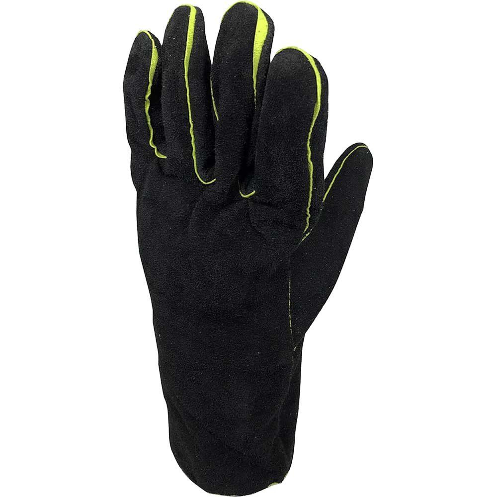 Kew Gardens Gauntlet Gardening Gloves Black / Green XL Pack of 1 - Image 1