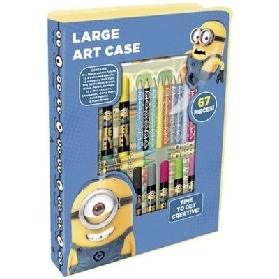 Despicable Me Minions Large Art Case - 67 Pieces! Children Gift - White - Thumbnail 2