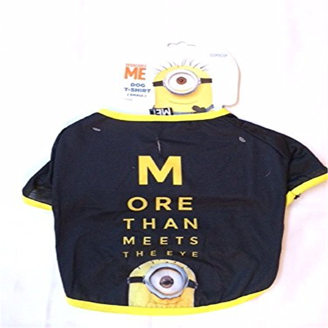 New Despicable Me Minions Dog Pet T-Shirt Jacket - White - Image 1