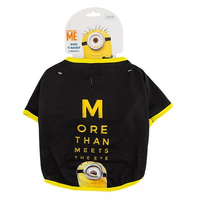 New Despicable Me Minions Dog Pet T-Shirt Jacket - White - Thumbnail 2
