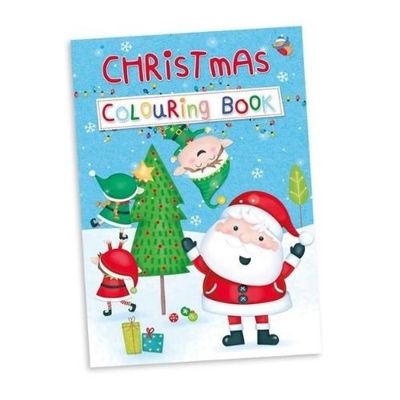 IG Design Group Christmas Colouring Book - White - Thumbnail 2