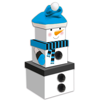 Medium Snowman Nested Boxes 3 Set - Thumbnail 2
