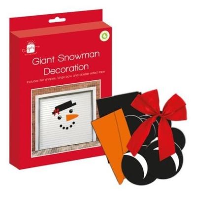Giftmaker Giant Snowman Garage Door Decoration