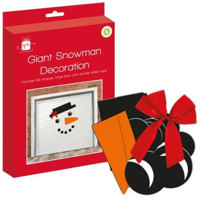 Giftmaker Giant Snowman Garage Door Decoration - Thumbnail 2