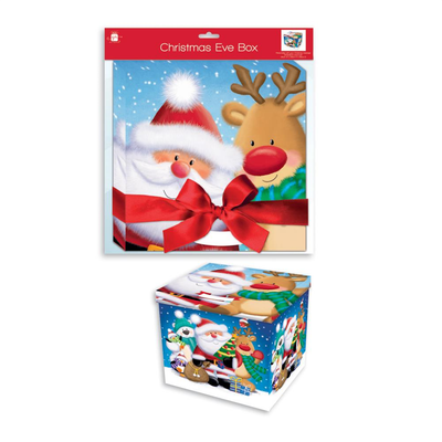 Christmas Eve Gift Box Santa & Rudolph - Thumbnail 2