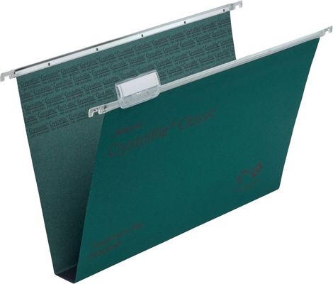 Rexel Crystalfile Classic Foolscap Suspension File 30mm Green (50)