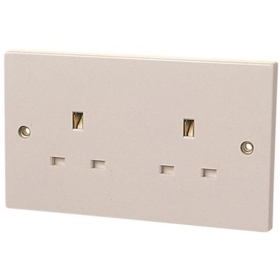 Dencon 4408NB Unswitched Socket 2-Gang 13A - Thumbnail 2