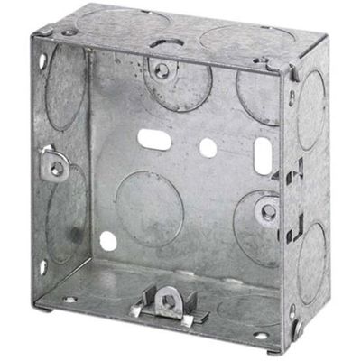Dencon 8847NB Metal Back Box 1-Gang 25Mm - Thumbnail 2
