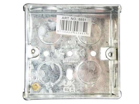 Dencon 8851NB Metal Back Box 1-Gang 47Mm