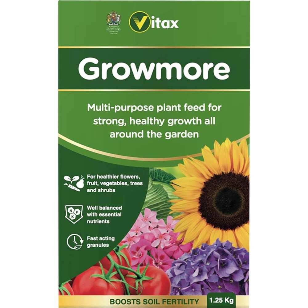 Vitax 6GR126 Growmore Granules 1.25Kg - Image 1