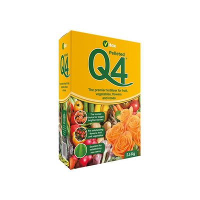 Vitax Q4 Fertiliser 2.5Kg - Yellow - 2.5kg