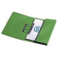 Elba Stratford Spring Pocket Transfer File Manilla Foolscap 320gsm Green (Pack 25) - 100090147