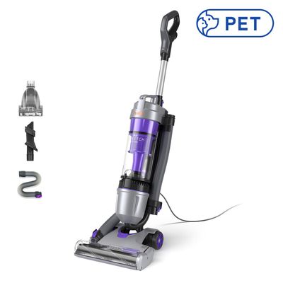 VAX Air Stretch Pet Max U85-AS-Pme Upright Bagless Vacuum Cleaner - Silver & Purple, Purple