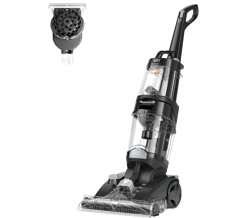 VAX Platinum Power Max ECB1SPV1 Upright Carpet Cleaner - Black, Black - Image 1