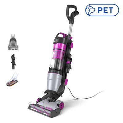 VAX Air Lift Steerable Pet Max UCPMSHV1 Upright Bagless Vacuum Cleaner - Black & Pink, Pink,Black