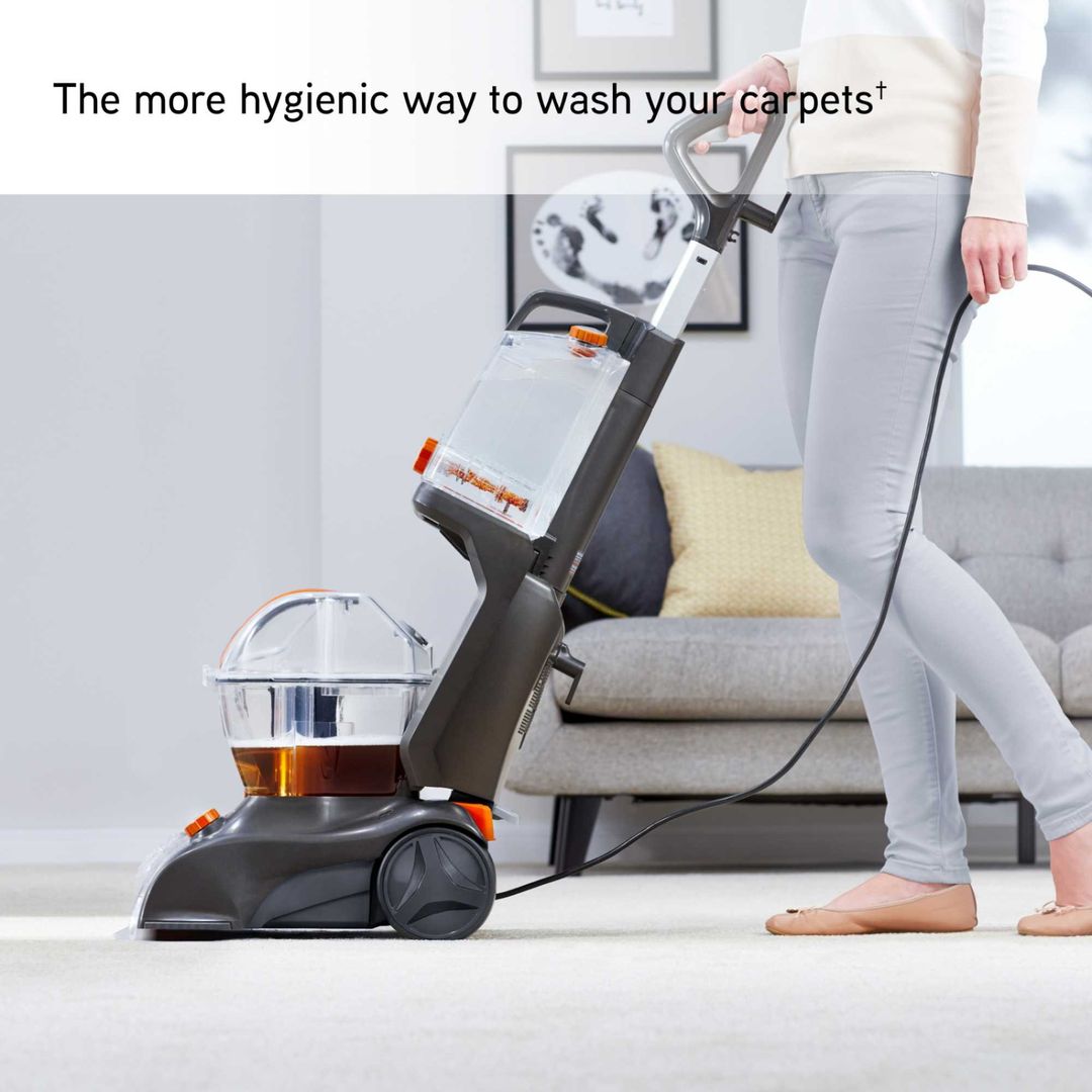 Vax CWGRV011 Rapid Power Revive Carpet Cleaner - Grey And Orange - Image 1