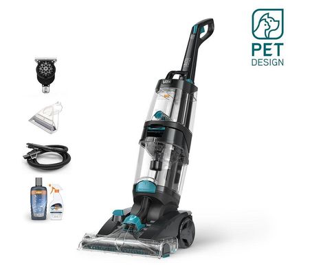VAX CDCW-PMXP Platinum Power Max Pet Carpet Cleaner Deep Cleaning for Homes with Pets Black & Teal